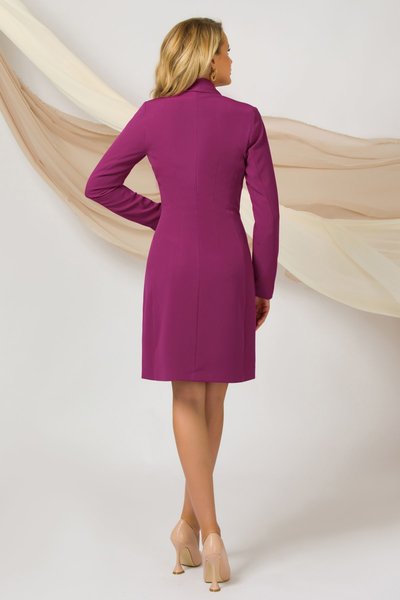 Rochie office eleganta magenta Pretty Girl